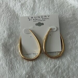 Laundry By Shelli Segal Gold Hoop Earrings
